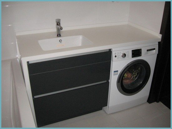 Вибираємо стільницю для раковини і пральної машини в ванну кімнату