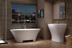 Ванни, виконані з штучного каменю: плюси і мінуси