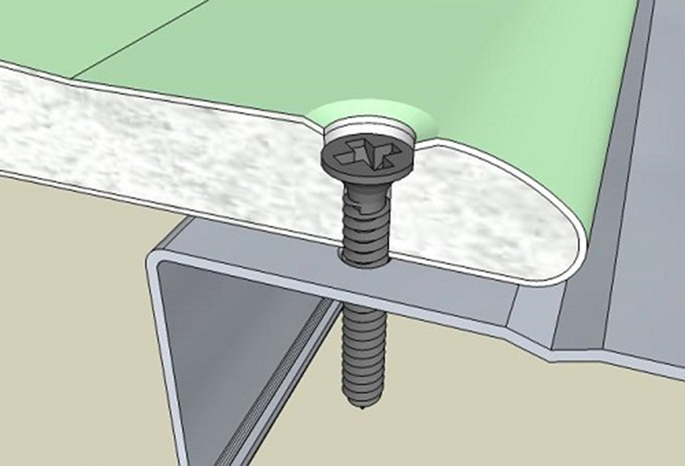 Як здійснити монтаж стелі з гіпсокартону інструкція