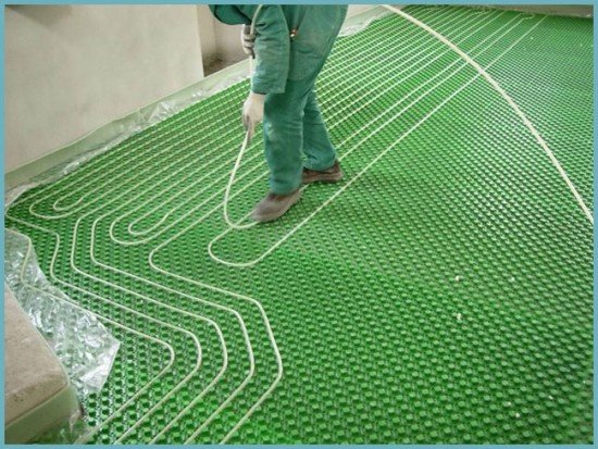 Теплий водяна підлога своїми руками