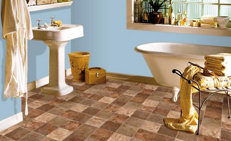 Лінолеум у ванній: можна стелити в цьому приміщенні