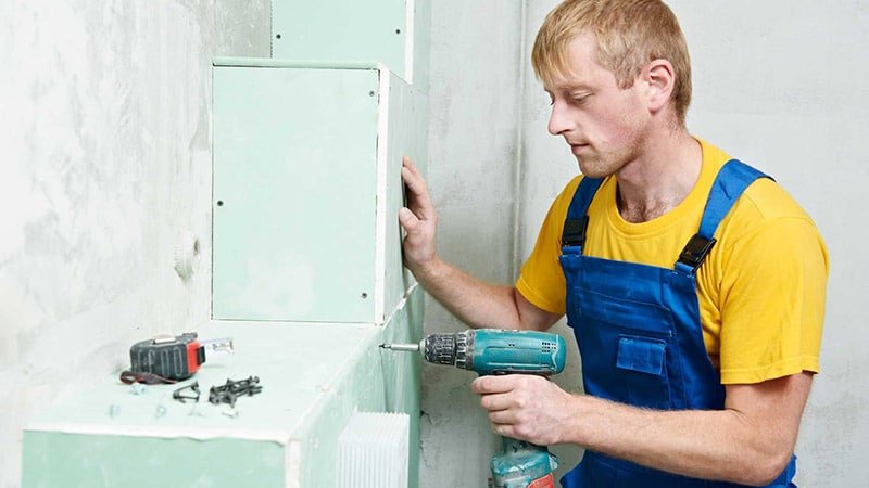 Короб для труб у ванній: як зробити з гіпсокартону