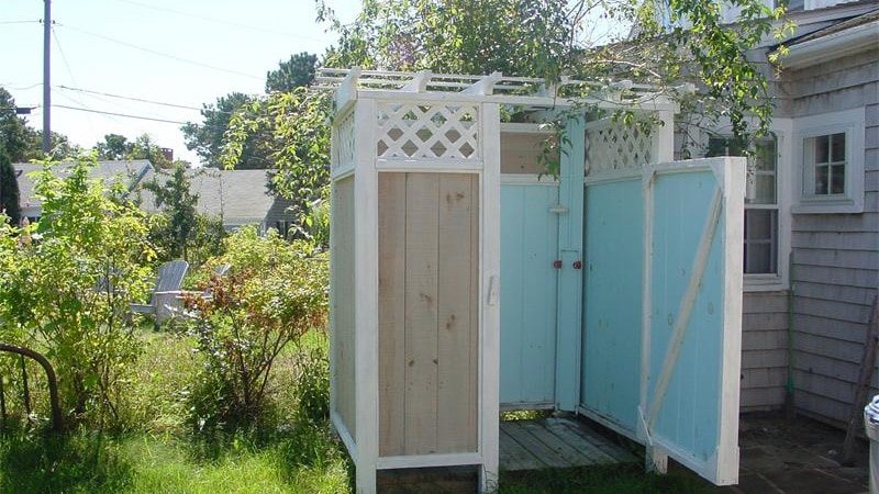 Душові кабіни для дачі своїми руками: фото інструкція