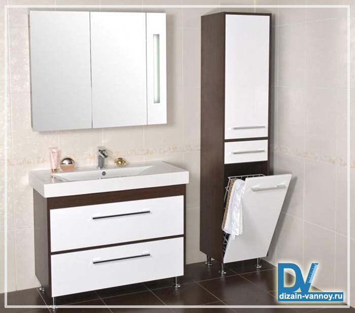 Пенал у ванну кімнату   види шаф і правильний вибір меблів