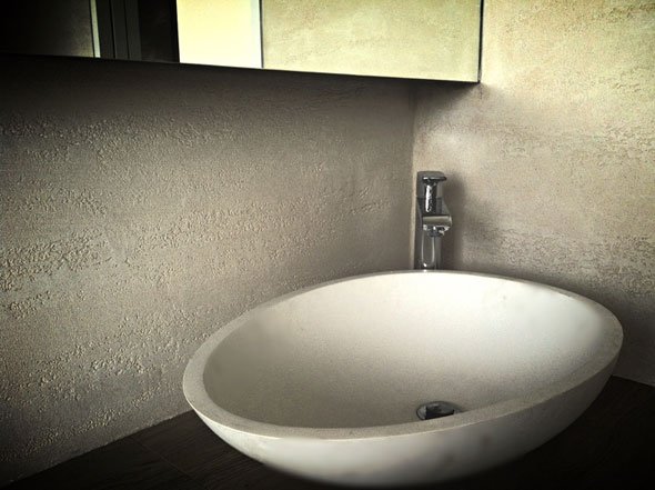 Як створити красивий інтерєр у ванній кімнаті за допомогою декоративної фактурної штукатурки: фотопримеры Як створити красивий інтерєр у ванній кімнаті за допомогою декоративної фактурної штукатурки: фотопримеры