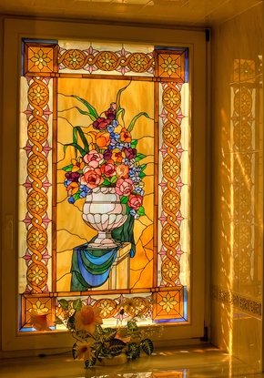 Вітражі в інтерєрі