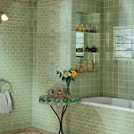 Золота плитка для ванної кімнати: нетипової дизайн