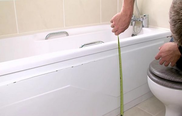 Як зробити екран під ванну своїми руками — покрокове відео та фото