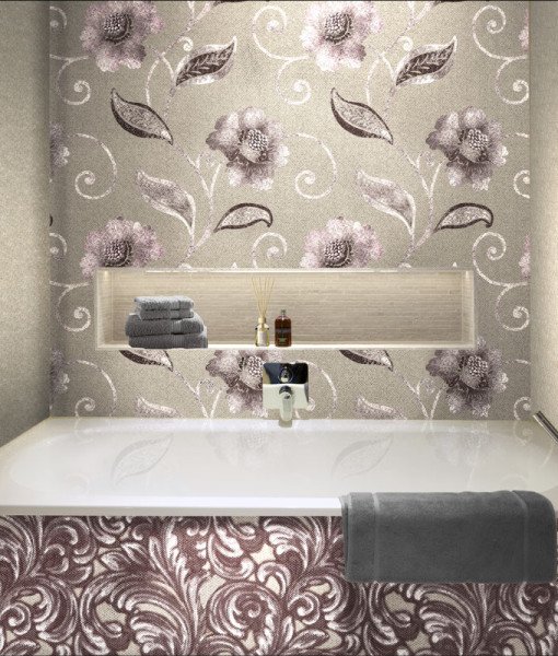 Шпалери в ванну кімнату, їх види та правила підбору