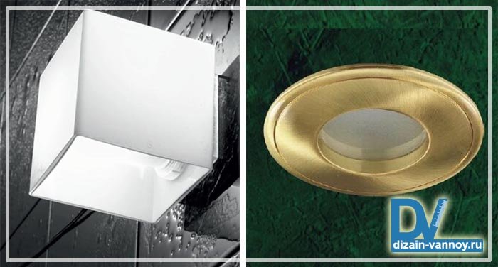 Герметичні вологозахищені світильники для ванної кімнати Герметичні вологозахищені світильники для ванної кімнати