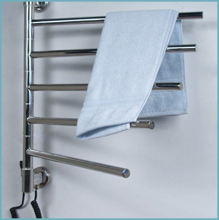 Вибираємо поворотний рушникосушка з електричною або водяною системою