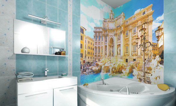 Дизайн плитки у ванній