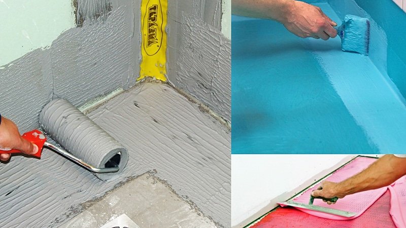 Гідроізоляція ванної кімнати: підлога, стіни, як зробити і який матеріал використовувати