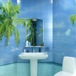 Кольорова плитка для ванної: фото зразків