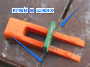 Система вирівнювання плитки.