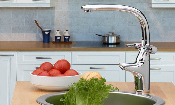Вибираємо кран для кухонної мийки