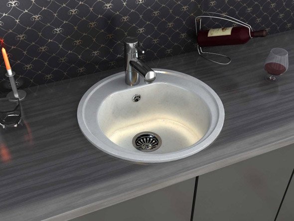 Розбираємося з мийками з штучного каменю для кухні Розбираємося з мийками з штучного каменю для кухні