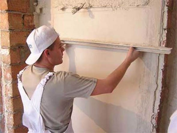 Технологія вирівнювання стін гіпсовою штукатуркою Технологія вирівнювання стін гіпсовою штукатуркою