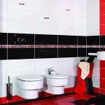Кольорова плитка для ванної: фото зразків