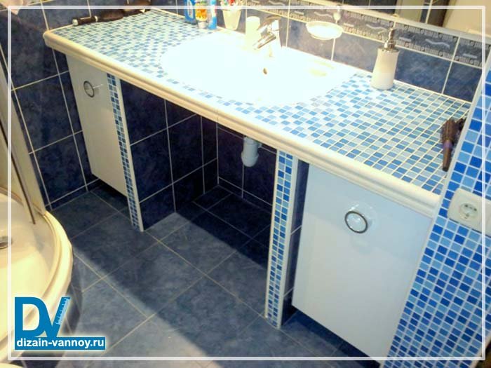 Стільниця під раковину у ванну кімнату   види і матеріали для підставки