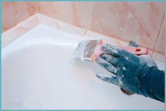 Закрити відкол емалі покриття ванн – зробимо це правильно
