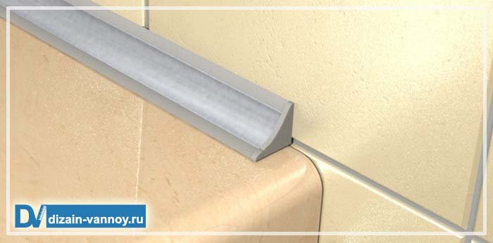 Плінтус для ванни   пластиковий, акриловий, силіконовий ПВХ