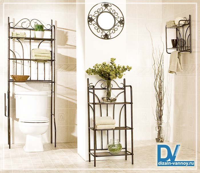 Вологостійка меблі для ванної з нестандартних матеріалів