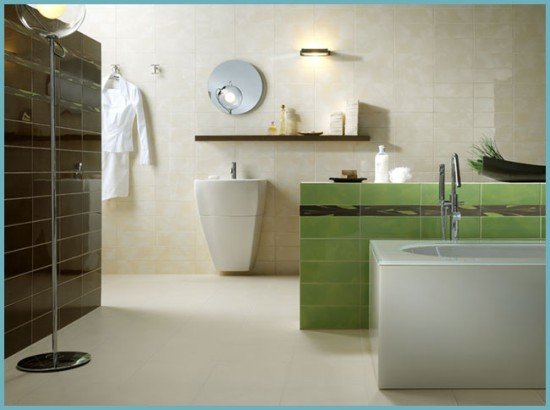 Дизайн стильного ванної кімнати в коричнево бежевих тонах: нюанси оформлення інтерєру