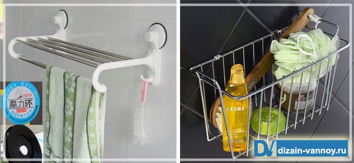 Полички для ванної кімнати   фото та види полиць