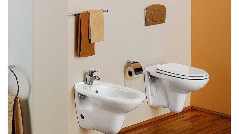 Унітаз з прихованим бачком: приставний, підлоговий