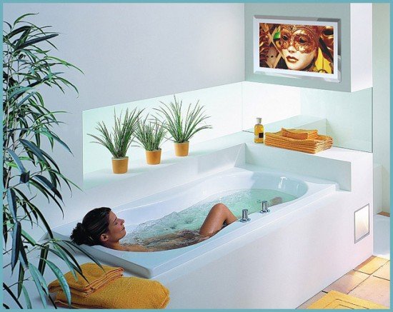 Телевізор для ванної кімнати: основні правила вибору і установки