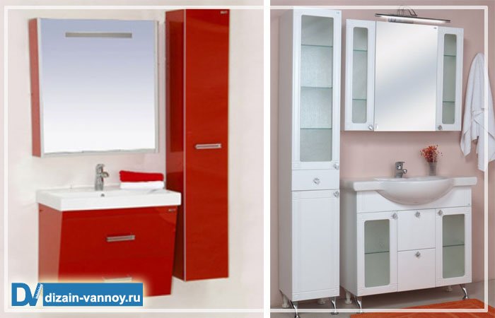 Шафа у ванну кімнату   фото видів і матеріали для шаф