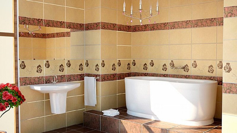 Як вибрати плитку для ванної та туалету: фото рада
