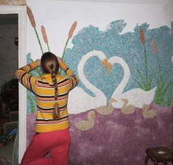 Як зробити картину або малюнок рідкими шпалерами