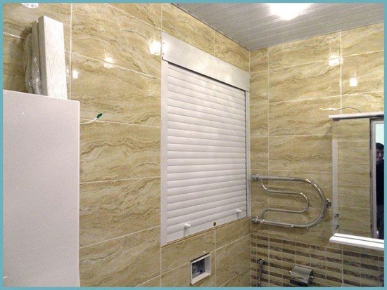 Сантехнічні рольставні у ванній і туалеті: монтаж, фото, відгуки