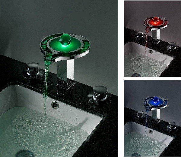 Змішувач водоспад: різноманітність видів