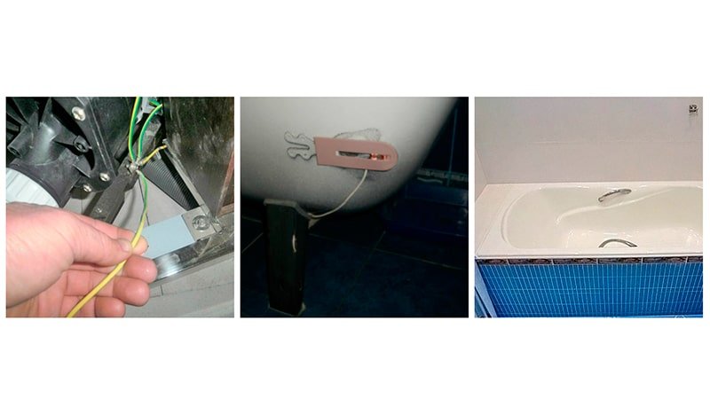 Заземлення ванни: навіщо потрібно це робити