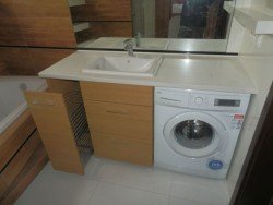 Види раковин з тумбою під пральну машину, особливості їх встановлення Види раковин з тумбою під пральну машину, особливості їх встановлення