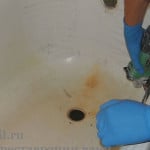 Відновлення ванн: ремонт емаль чавунної ванни в домашніх умовах
