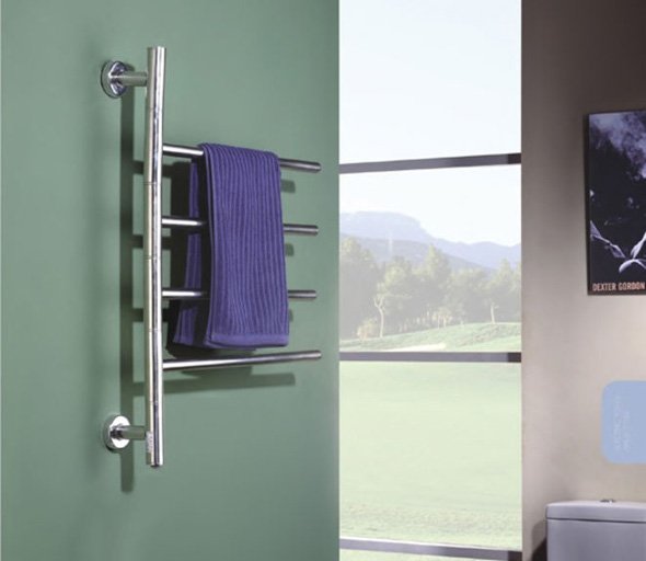 Вибираємо поворотний рушникосушка з електричною або водяною системою