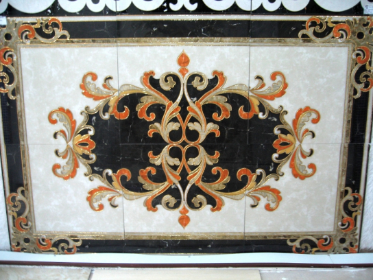 Панно з плитки в ванну, як вибрати і існуючі види