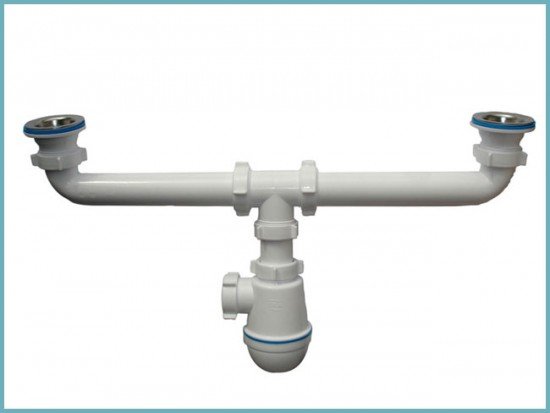 Вибираємо правильний сифон для кухонної мийки (раковини)