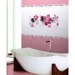 Плитка з малюнком для ванної: фото приклади дизайнів