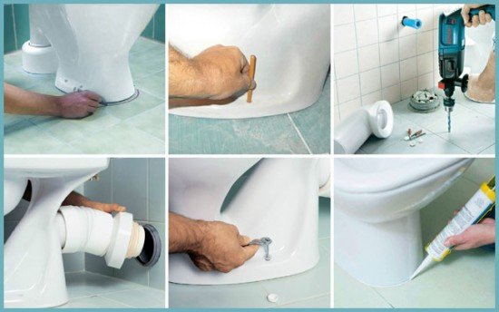 Як встановити і підключити до каналізації унітаз: інструкція та відео