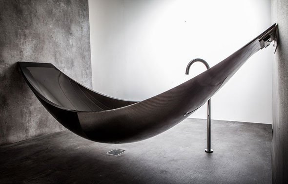 Сучасний дизайн інтерєру ванних кімнат в стилі хай тек