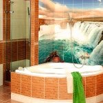 Фотоплитка для ванної кімнати: особливості обробки Фотоплитка для ванної кімнати: особливості обробки