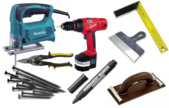 Вологостійка стільниця для ванної своїми руками з гіпсокартону