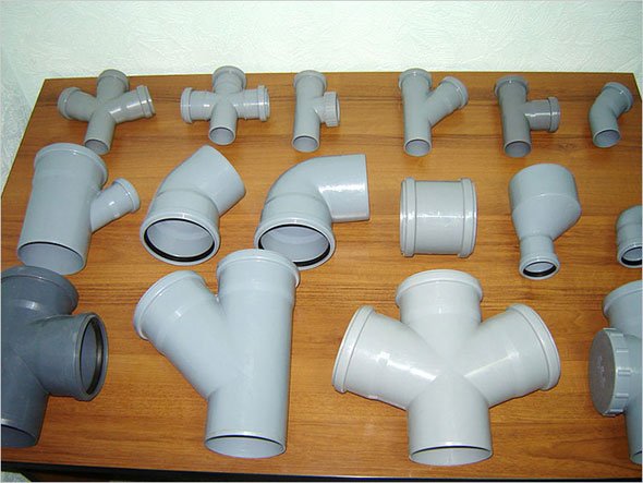 Які бувають види каналізаційних труб та фітингів для зовнішньої і внутрішньої каналізації (пластикові, ПВХ, поліпропіленові), розміри і діаметри труб