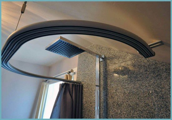 Карниз або штанга для штор у ванній. Як правильно вибрати і встановити