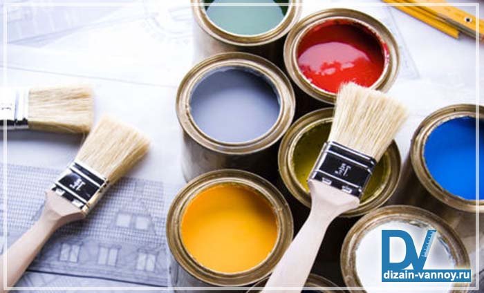 Водоемульсійна фарба для стелі або побілка у ванній кімнаті